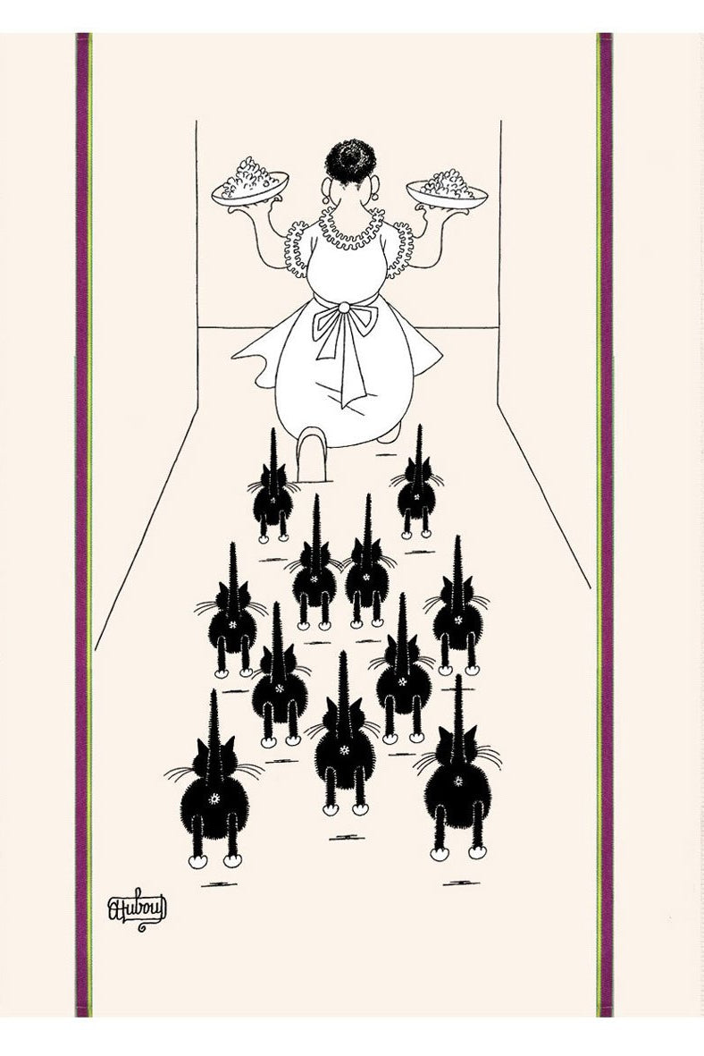 Grand Torchon Dubout - À table - écru