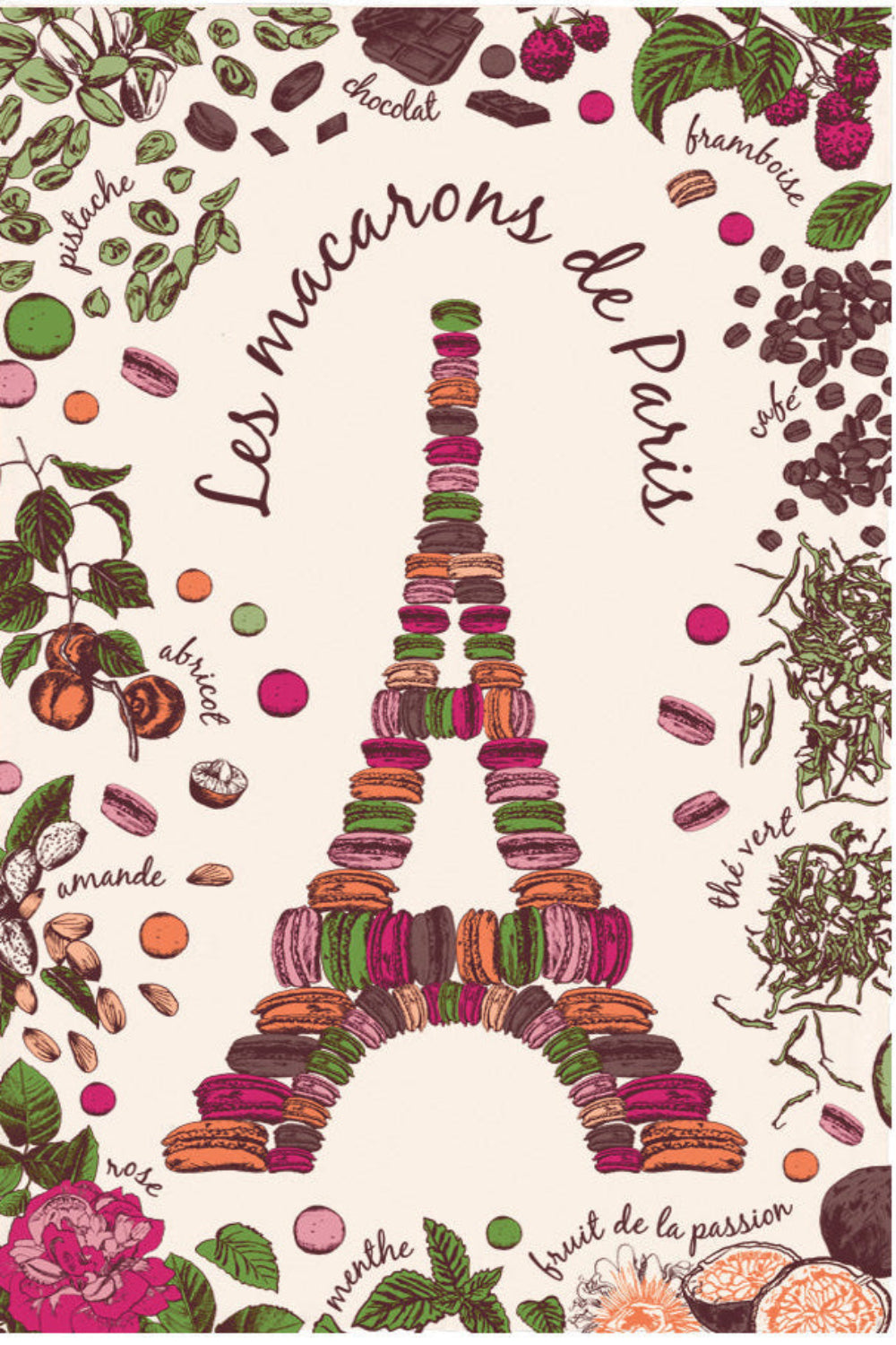 Torchon Macarons de Paris