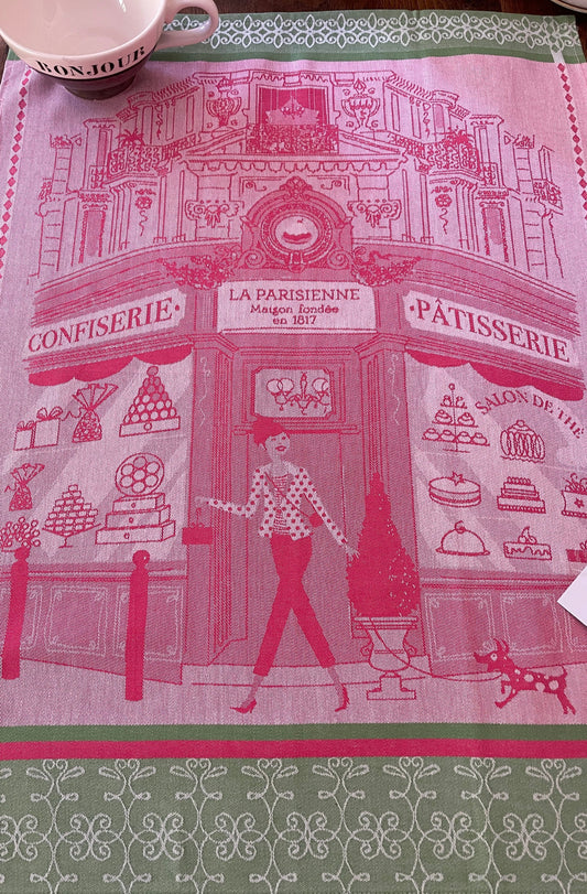 Patisserie Tea Towel Rose