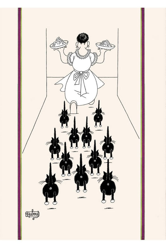 Grand Torchon Dubout - À table - écru